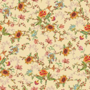 Tencel Baumwoll Jersey Sunflower Love Vanilla Sky