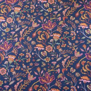 Baumwoll Tencel Jersey FUN CHINTZ dark blue