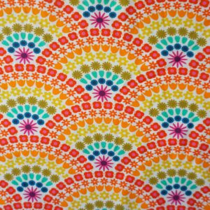 Bio Jersey Rainbow Flowers - Rest 100 cm für nur 20,00 EUR