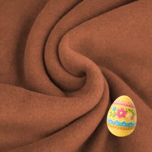 Bio Baumwollfleece rehbraun