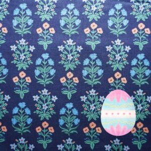 Canvas MENAGERIE MUGAL navy Rifle Paper Co Camont