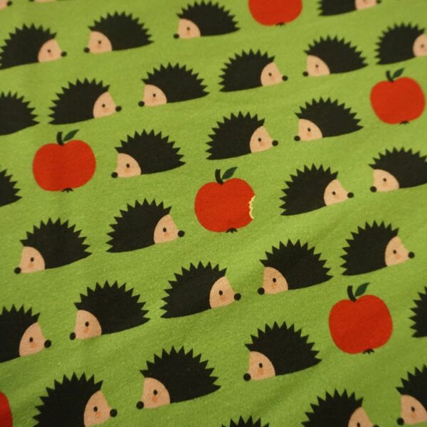 Bio Jersey Hedgehogs n apples avocado NEU - Rest 70 cm für nur 13,93 EUR