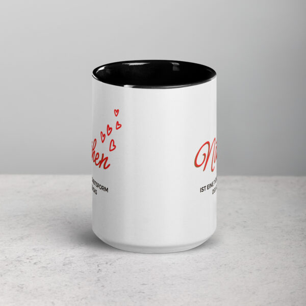 Tasse "Nähen ist eine Tätigkeitsform des Glücks" in deiner Lieblingsfarbe und Wunschgröße – Bild 4