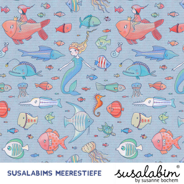 Bio Jersey Susalabims Meerestiefe