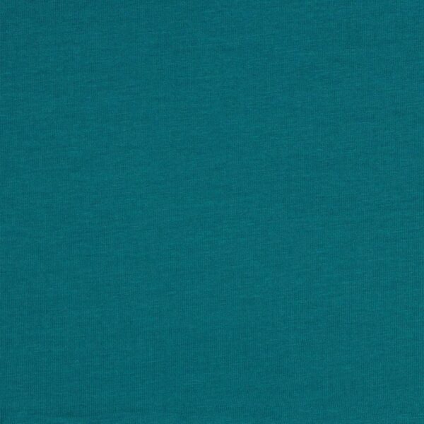 Bio Stretch Jersey Teal Blue 175 cm – Bild 2