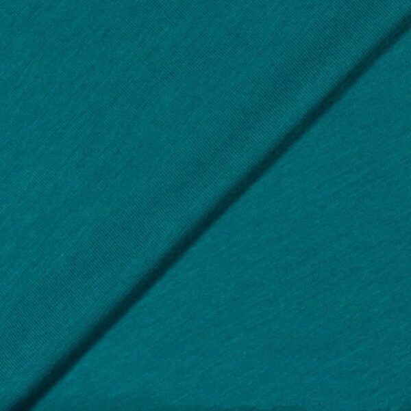 Bio Stretch Jersey Teal Blue 175 cm