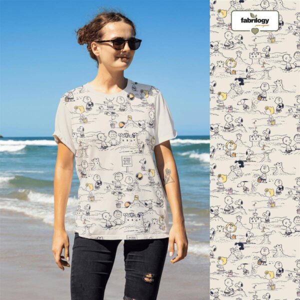 Bio Jersey Peanuts®  Snoopy Beach – Bild 2