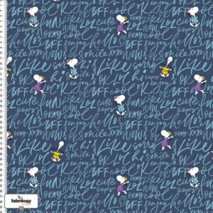 Bio Jersey Peanuts®  Snoopy Words