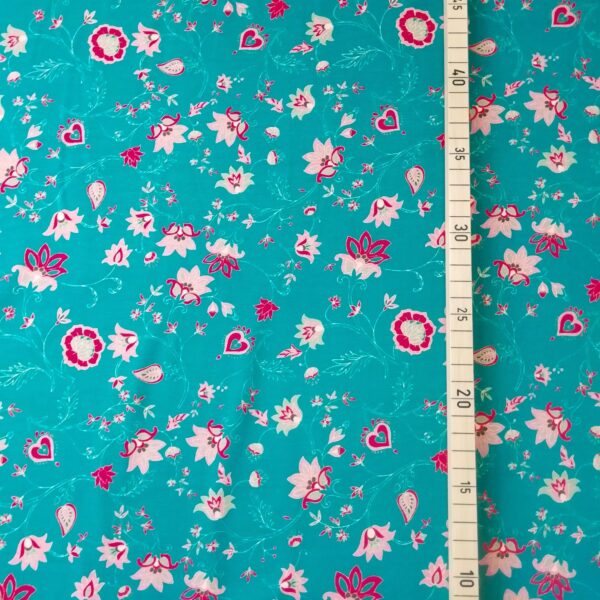 Bambus Jersey Chintz Bloom Emerald