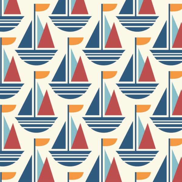 Canvas Ocean Motion BOATS