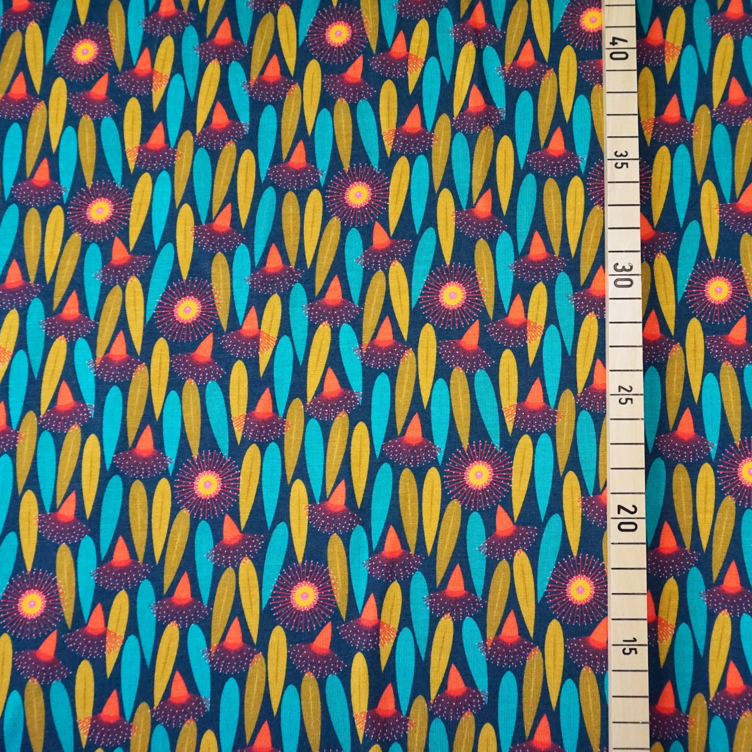 Bambus Jersey Eucalyptus Flowers – Bild 2