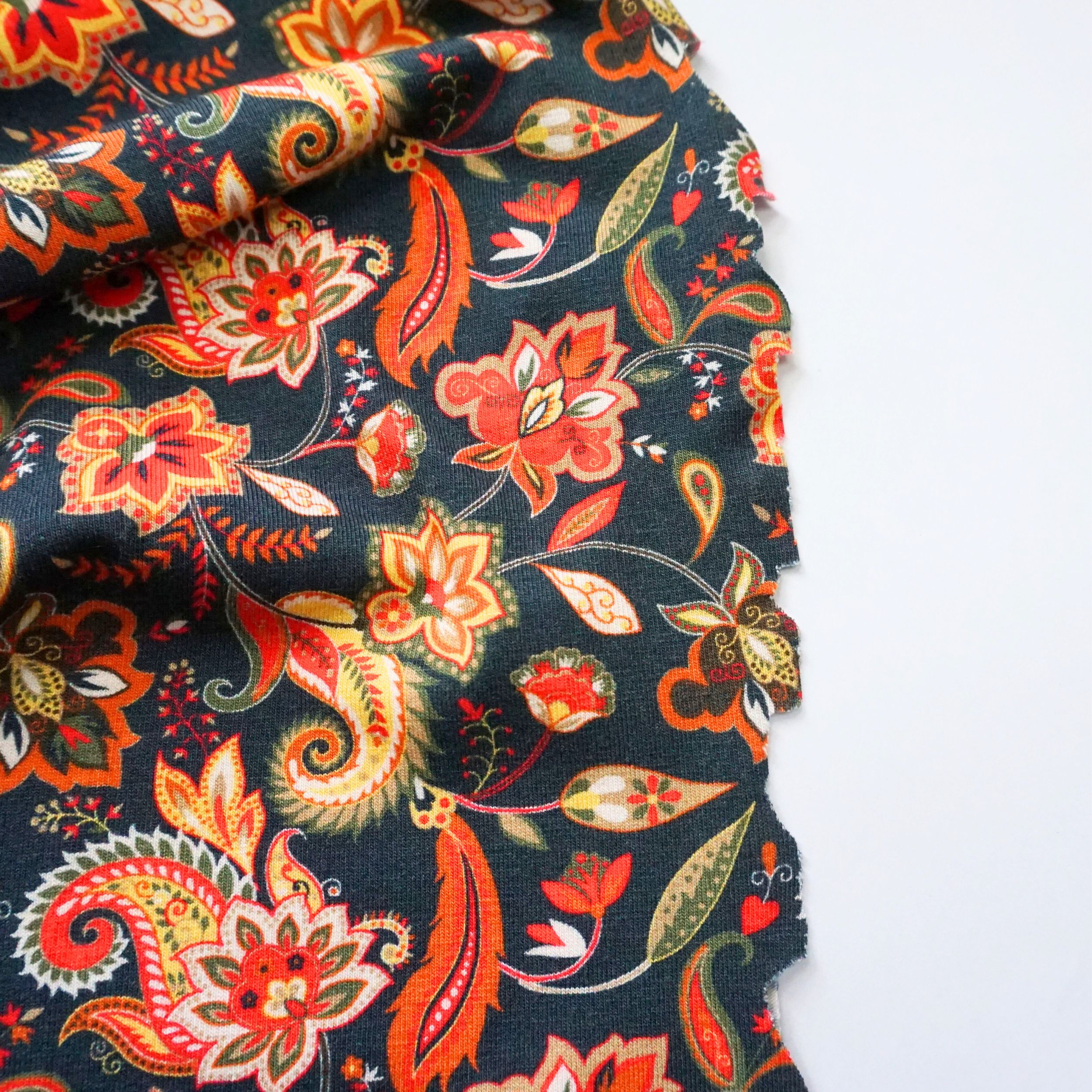 Bambus Jersey Winter Paisley B-Ware – Bild 3