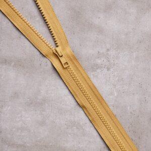 Seperating Zipper Teilbarer Reißverschluss 55 cm DRY MUSTARD