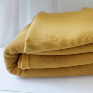 Paket Brushed Sweat Bündchen Dry Mustard Mind the Maker 3 Meter