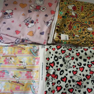 Snoopy Peanuts Paket – Jersey & French Terry von Fabrilogy